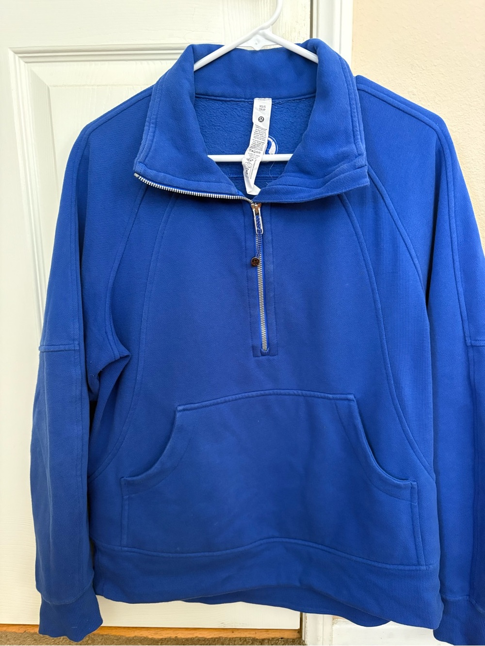 Lululemon Blue Quarter Zip Pullover Sweatshirt XS/S